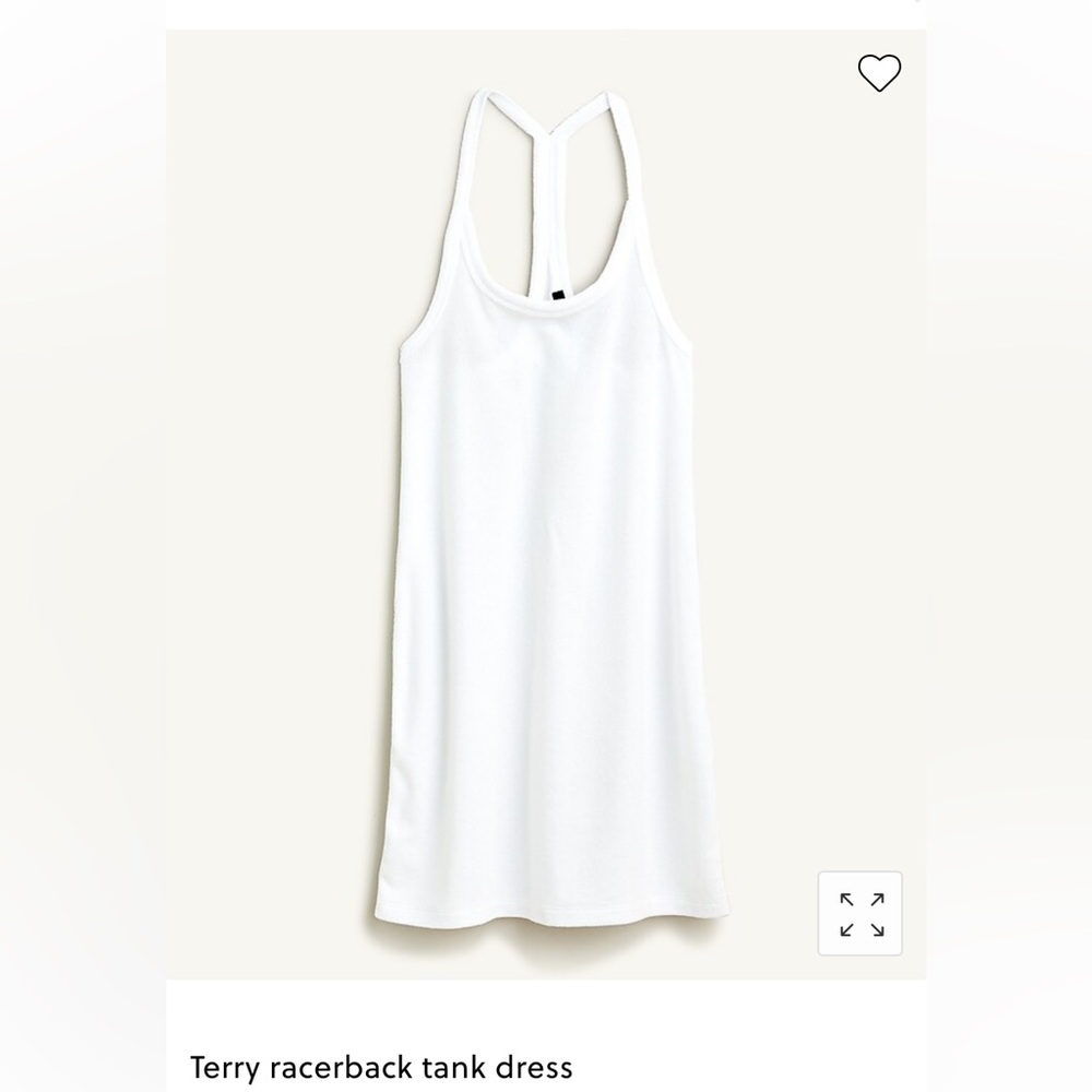 Terry Racerback Dress Coverup from J.Crew